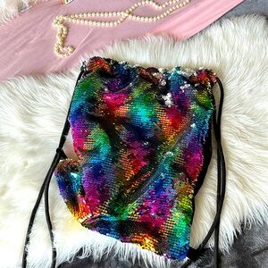 Gorgeous sequin multicolor backpack